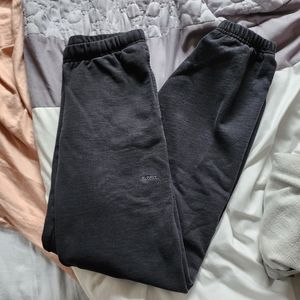 Aritzia extra af fleece mega sweatpants in black